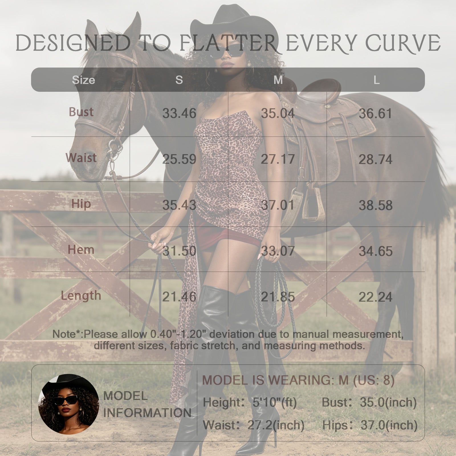 BluePlum women mini dress size chart & sizing guide